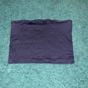 Navy blue tube top